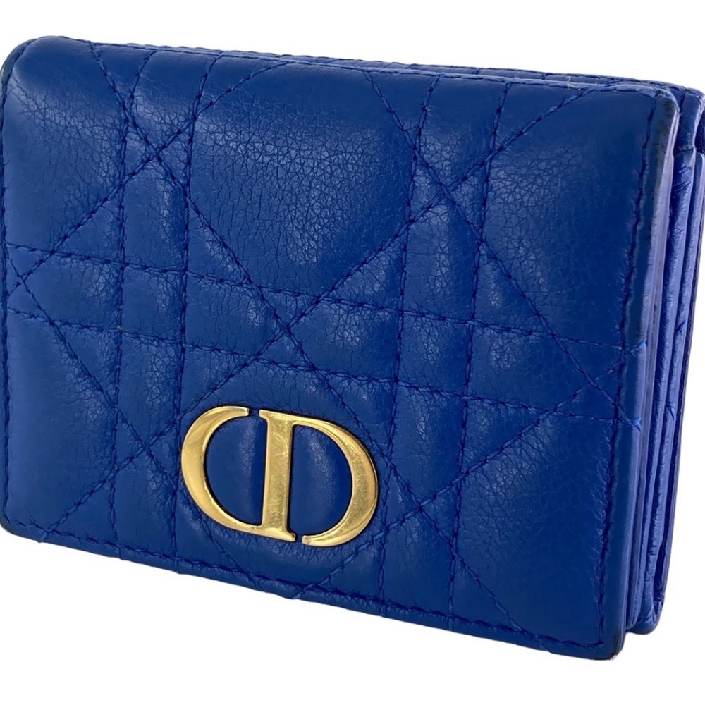 Christian Dior Lambskin  Cannage Trifold Wallet-Full Inclusion-STUNNING! / 6258